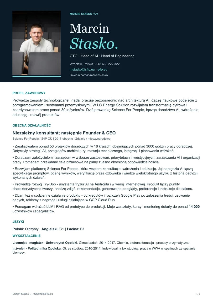01 / PROFIL I OBECNA DZIAŁALNOŚĆ